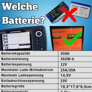 Welche Batterie fürs Echolot?
